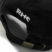 【Ron Herman】R LOGO PANEL CAP RHC ロンハーマン Safari掲載 ロゴ刺繍 ベースボールキャップ ローキャップ パネルキャップ BLK_画像6