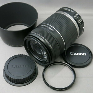 【美品】Canonキャノン　キヤノン　EF-S55-250mmF4-5.6IS　キヤノンＥＦマウントAPS-Cサイズセンサー用★NO.7832