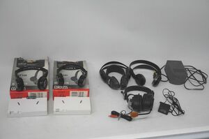 [12-74] ヘッドフォン まとめ SONY ソニー MDR-IF140 MDR-IF245R MDR-IF410 / KIOHKUMAN MKⅡ キオークマン MK2 パナ教育システム 家電