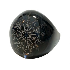  beautiful goods baccarat Eclipse ring 11 number black 23L17-AC1