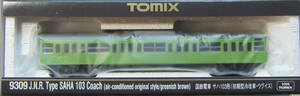 TOMIX・9309・ サハ103形・（初期型冷改車・ウグイス）・新品・激安・即決