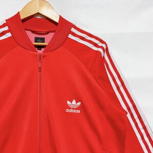 00s adidas アディダス トラックジャケット ジャージ 古着 レッド