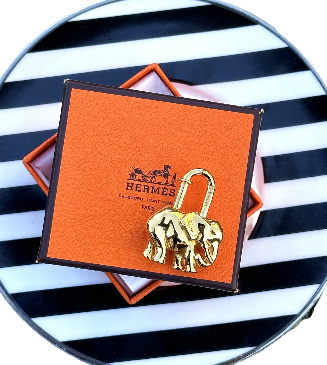 正規品 限定HERMES エルメスカデナエレファントシルバー像