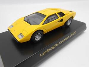 1/64　京商　ランボルギーニ　Lamborghini　Countach LP400　イエロー　コレクション　ミニカー　 
