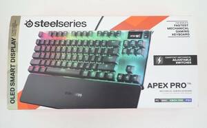 51▲80/【中古】SteelSeries Apex Pro TKL US 64734 ゲーミングキーボード　/1226