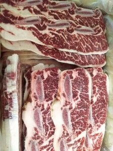 ■ショートリブ　骨付きカルビ 8mmスライス！　【ワンランク上！】２kg