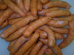  genuine article. taste pakipakiu inner sausage ( parsley )5kg