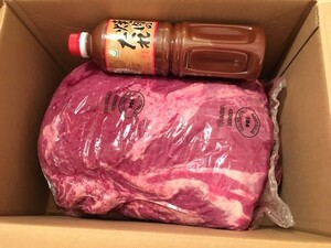 ^_^/★特売セール！穀物牛肩ロース塊5kg＋焼き肉のタレ1kgで6kgセット！^_^/おすすめ！^_^/