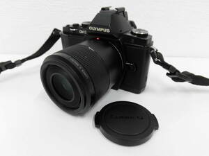 カメラ祭 OLYMPUS オリンパス OM-D E-M5 初代！？ブラック ミラーレス レンズ ルミックス 105m LUMIX