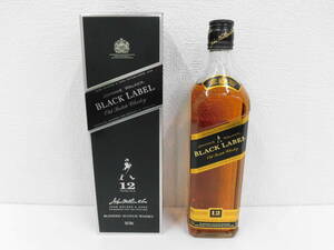 酒祭 洋酒祭 ① ジョニーウォーカー ブラックレーベル 12年 700ml 40％ 未開栓 JOHNNIE WALKER Black Label 