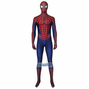 cox581工場直販 実物撮影 スパイダーマン Spider-Man トビー・マグワイア 全身タイツ ジャンプスーツ コスプレ衣装