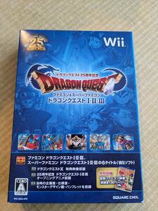 [美品]Wii/ドラゴンクエスト25周年記念　ファミコン＆スーパーファミコン　ドラゴンクエストⅠⅡⅢ