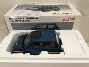 1/18 オートアートAutoart ホンダ HONDA City TURBO II with MOTOCOMPO