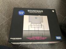 ミュージックレーベル サウンドウェーブ スパークブルーver. MP-3プレイヤーTRANSFORMERS MUSIC LABEL SOUNDWAVE playing audio player_画像1