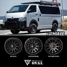 4本セット DELTAFORCE OVAL 16x7J 6/139.7+38 MSP MONSTA TERRAIN GRIPPER A/T 215/70R16 ホワイトレター デリカD5_画像3