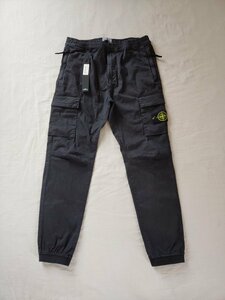 stone island ストーンアイランド カゴパンツ メンズ PARACHUTE PANTS カジュアル ストリート ブラック Ｗ30