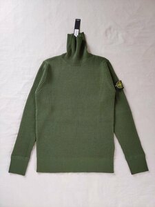 stone island ストーンアイランド ニットセーター WOOL SWEATER ウール スリム メンズ ユニセックス グリーン S