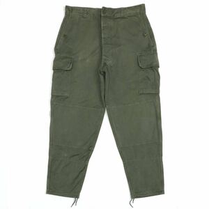 60s〜70s【French Military】M-64 カーゴパンツ size 92C テーパード ヴィンテージ/フレンチミリタリーフランス空軍 仏軍実物 M-47