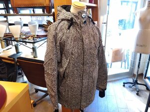 中古美品 ONEILL/オニール メンズ スノボウェア スノーボード スキー ジャケット ブルゾン 総柄 Lサイズ アウター