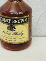 Z-12301Y 【未開栓1円スタート】 キリン　シーグラム　ウイスキー　ROBERT BROWN　ロバートブラウン　43％　760ml お酒_画像3