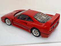 ★ タミヤ　1/24 フェラーリ　F40　完成品　おまけ自作ディスプレイケース_画像3