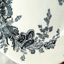 日本皇室陶器(在銘)25.5cm染付皿 明治骨董 珍品 コレクター放出 古美術品_画像5