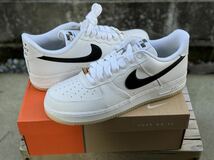 1円〜 新品未使用 NIKE AIR FORCE 1 07 PRM 40th bronx origins 白 黒 クリア DX2305-100 フォース1 AF1 エラー品？_画像1