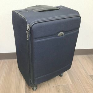 B251-不明 Samsonite サムソナイト キャリーバック ネイビー系 約32×22×49cm 旅行カバン トラベル ⑯