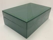A411-00000 ROLEX ロレックス 時計ケース ウォッチケース ボックス 空箱 空き箱 緑 グリーン 68.00.2 約10x14.5x5cm ⑥_画像6