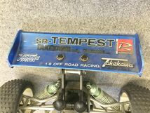 A217-I55-512 ラジコン SR-TEMPEST テンペスト レーシングカー？ 約40cm Futaba S-S3301 本体のみ 趣味 コレクション ⑯_画像6