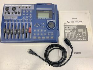 B447-I57-770 FOSTEX フォステクス VF80 マルチトラックレコーダー デジタルマルチトラッカー 音楽制作 楽曲制作 通電確認済み ⑥