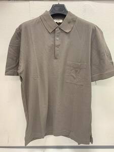 B408-I51-467 HERMES エルメス メンズ ポロシャツ XLサイズ 綿 アースカラー ブラウン系 H刺繍 ⑥