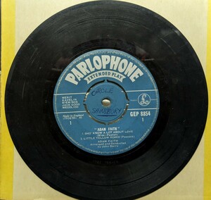  ☆ADAM FAITH/ADAM FAITH1961'UK PARLOPHONE EPS