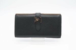 ☆安心の３大保証☆ Bランク ≪LOUIS VUITTON ルイ ヴィトン/二つ折り長財布≫ M81330 トリヨン LV ヴェルティカル ウォレット カプシーヌ