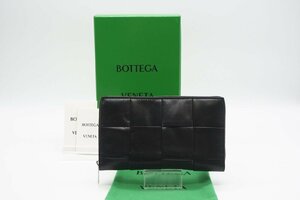 ☆安心の３大保証☆ ABランク ≪BOTTEGA VENETA ボッテガ ヴェネタ/ラウンドファスナー長財布≫ 651368 カセット ジップアラウンド 送料込