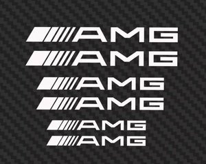 メルセデスベンツ AMG ステッカー シルバー ブレーキ キャリパー シール W204 W205 W206 W211 W212 W213 W222 W463 X253 W218