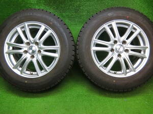 【送料無料】★ 9.5分山　イボ　2021年製 ★ 205/65R16 ★ DUNLOP WINTERMAXX WM02 ■ 16-6.5J 114.3 +38 ★2本set★N779