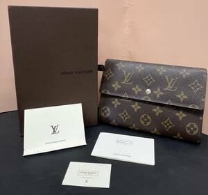 希少LOUIS VUITTON ルイヴィトン モノグラム ポシェット パスポール パスポートケース カードケース M60135 ブラウン ★16636管理番号