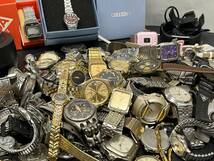 大量腕時計ジャンク まとめ 大量ジャンク腕時計 SEIKO/CASIO/ CITIZEN/ORIENT /GUCCI他100本以上★時計まとめ100管理_画像9