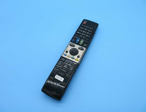 F024 送料無料 SHARP AQUOS テレビリモコン GA863WJSA