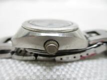 ネTU-41 【ジャンク・部品取り】セイコーSEIKO■腕時計 2118-0410 3針 手巻き 文字盤ブルー■レディース/水色/21JEWELS_画像4