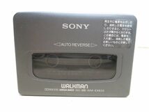 コDS-10【ジャンク・動作未確認】ソニーSONY■ウォークマンWALKMAN WM-EX633 ブラック■黒/ポータブルカセットプレーヤー_画像3