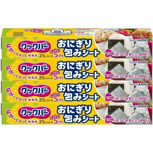 ☆人気商品 まとめ買い クックパー おにぎり包みシート 25cm×5m ×4個セット 200