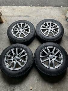 155/80r14 lt 88/86 goodyear icenavi cargoアルミ　スタッドレス　100 4h 4穴　プロボックス　ライトエース　サクシード　バン　トラック