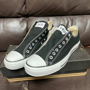 未使用 CONVERSE コンバース ALL STAR SLIP III OX ブラック 黒 US9 27.5cm