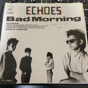 見本盤 7inch ECHOES エコーズ / Bad Morning