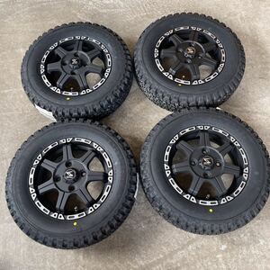 BSJ KH007 ブリヂストンRD604V◆145R12 6PR 145/80R12 ゴツゴツ ◆マッドブラック アクティ　クリッパー　エブリィ　ハイゼット