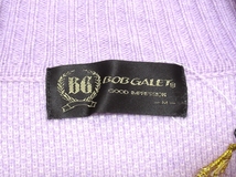 カシミヤ100％ 新品タグ付 BOB GALET ボブギャレット 高級素材 PURE CASHMERE ニットカーディガン ラベンダー M メンズ_画像6