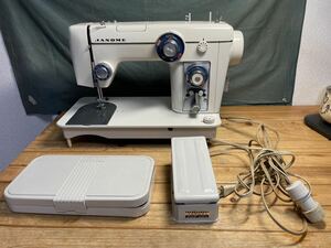 ★JANOME ジャノメ ◆ ミシン MODEL 801 フットコントローラー付き 青カム付き ◆ ハンドクラフト 手工芸