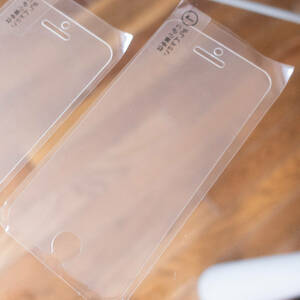 iPhone5s用 YATAGLASS 高品質保護ガラス ノーマル1枚＋2枚
